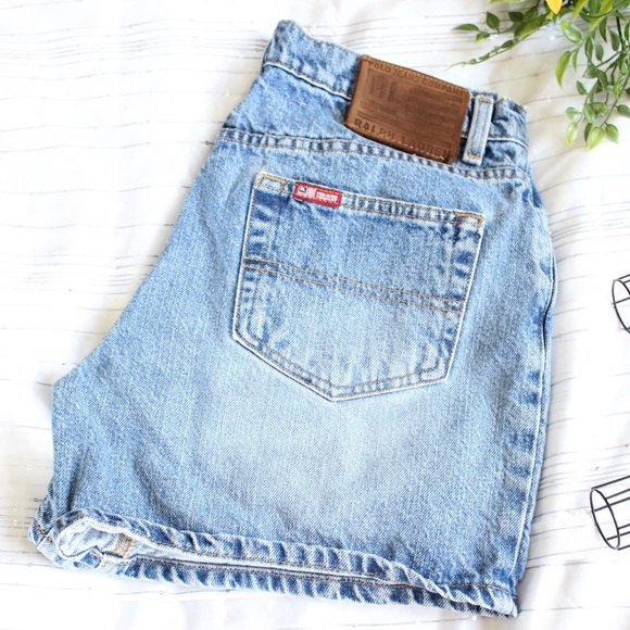 Polo Ralph Lauren Pants - Vintage polo Ralph Lauren high waisted shorts